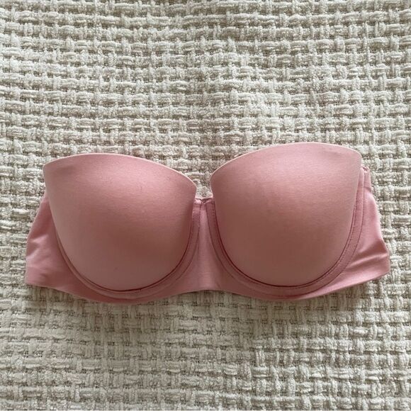 Aerie blush pink Sunnie strapless bra 32C - Picture 3 of 6